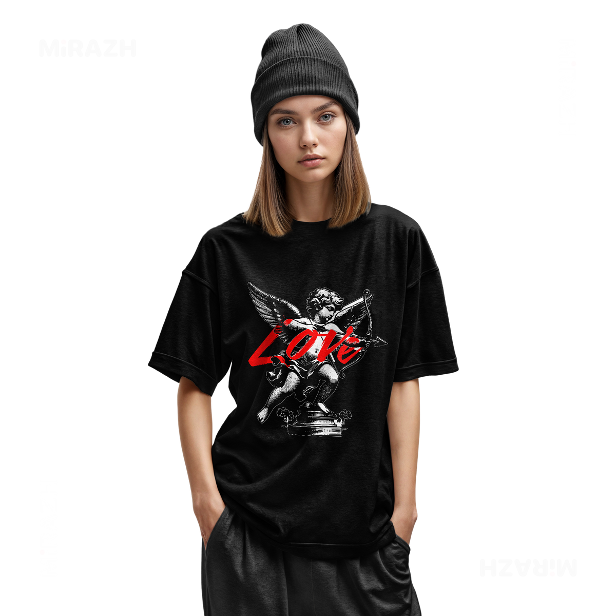 CupidLoveStruck Youth T Shirt 02 Black