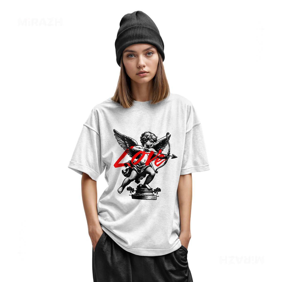 CupidLoveStruck Youth T Shirt 02 White
