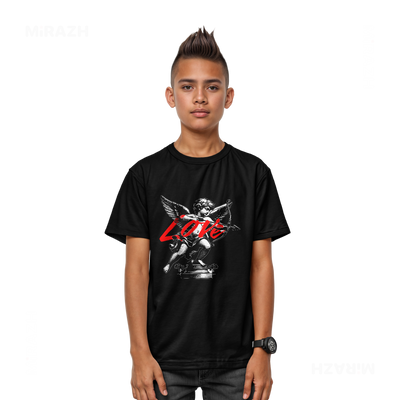 CupidLoveStruck Youth T Shirt 03 Black