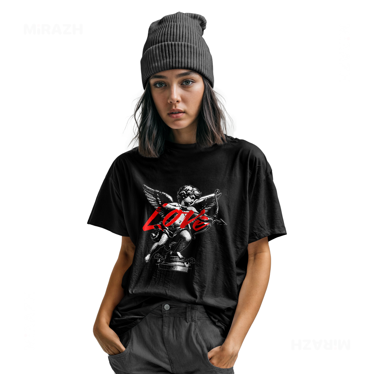 CupidLoveStruck Youth T Shirt 04 Black