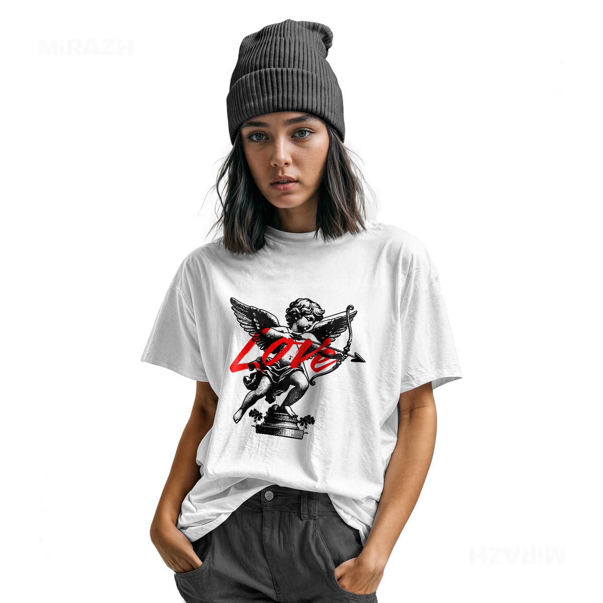 CupidLoveStruck Youth T Shirt 04 White