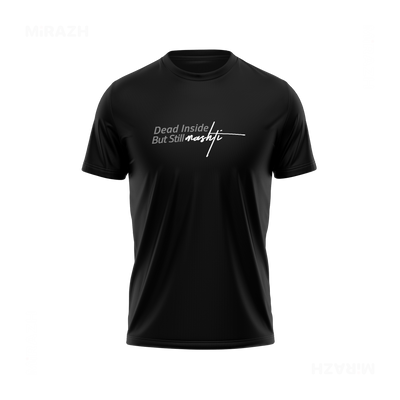 DeadInsideButStillMashti Adult T Shirt 01 Black
