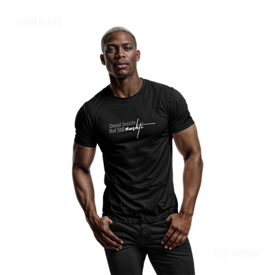 DeadInsideButStillMashti Adult T Shirt 02 Black