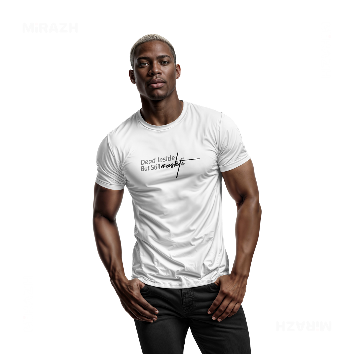 DeadInsideButStillMashti Adult T Shirt 02 White