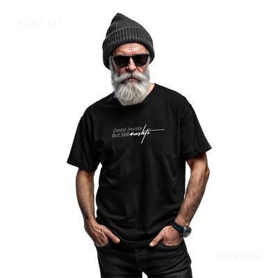 DeadInsideButStillMashti Adult T Shirt 06 Black