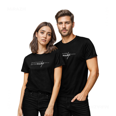 DeadInsideButStillMashti Couple T Shirt 02 Black