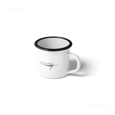 DeadInsideButStillMashti Enamel Camping Mug 01