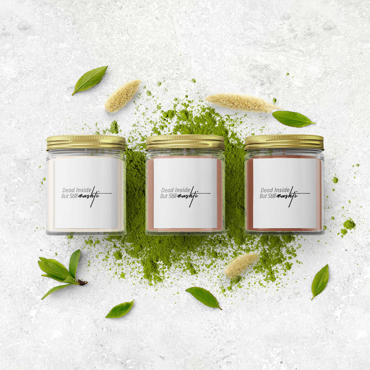 DeadInsideButStillMashti Scented Candle 02 Clear