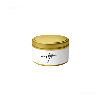 DeadInsideButStillMashti Tin Candle 04 Gold