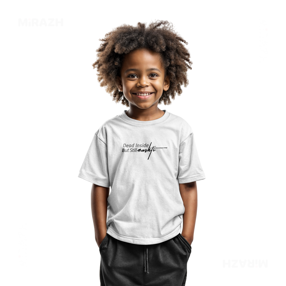 DeadInsideButStillMashti Toddler T Shirt 05 White