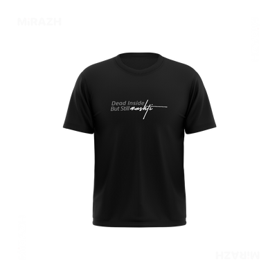 DeadInsideButStillMashti Youth T Shirt 01 Black