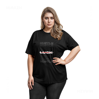 HustleOverLuck Adult T Shirt 03 Black