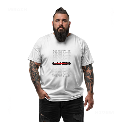 HustleOverLuck Adult T Shirt 05 White