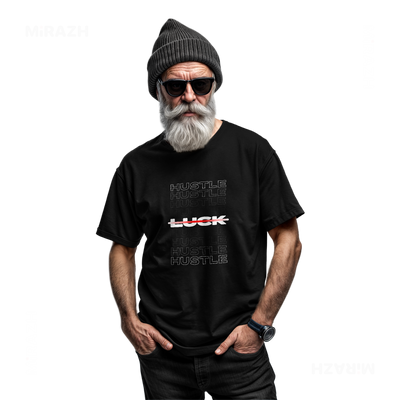 HustleOverLuck Adult T Shirt 06 Black