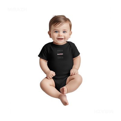 HustleOverLuck Baby Onesies 03 Black