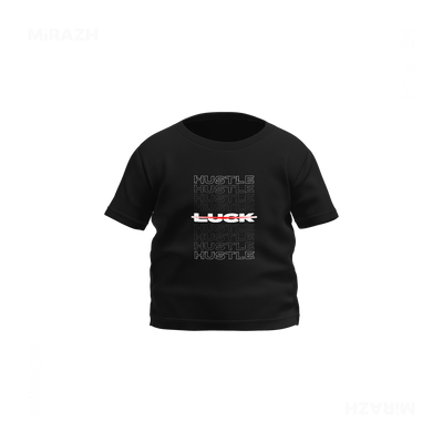 HustleOverLuck Baby T Shirt 01 Black