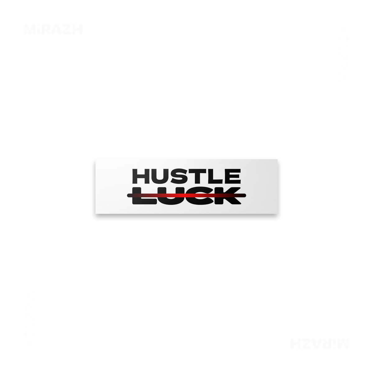 HustleOverLuck Bumper Magnet 01