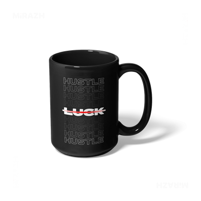 HustleOverLuck Ceramic Mug 01 Black