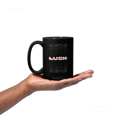 HustleOverLuck Ceramic Mug 03 Black
