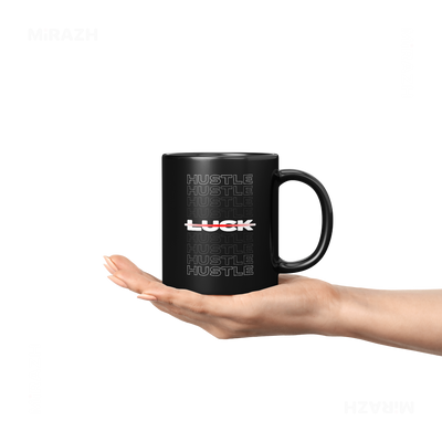 HustleOverLuck Ceramic Mug 04 Black