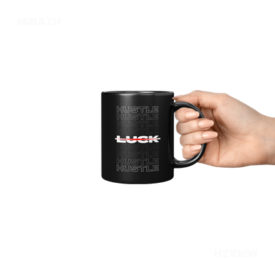 HustleOverLuck Ceramic Mug 06 Black