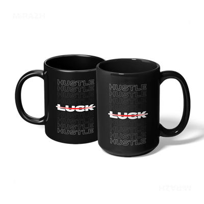HustleOverLuck Ceramic Mug 07 Black