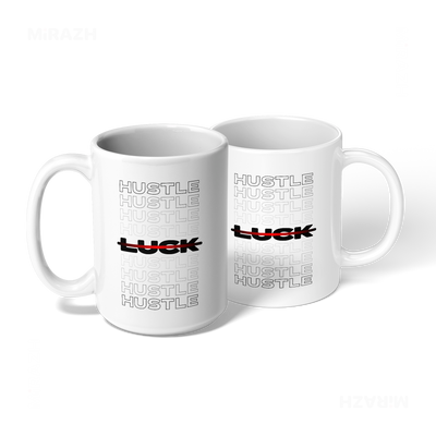 HustleOverLuck Ceramic Mug 08 White