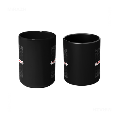 HustleOverLuck Ceramic Mug 09 Black