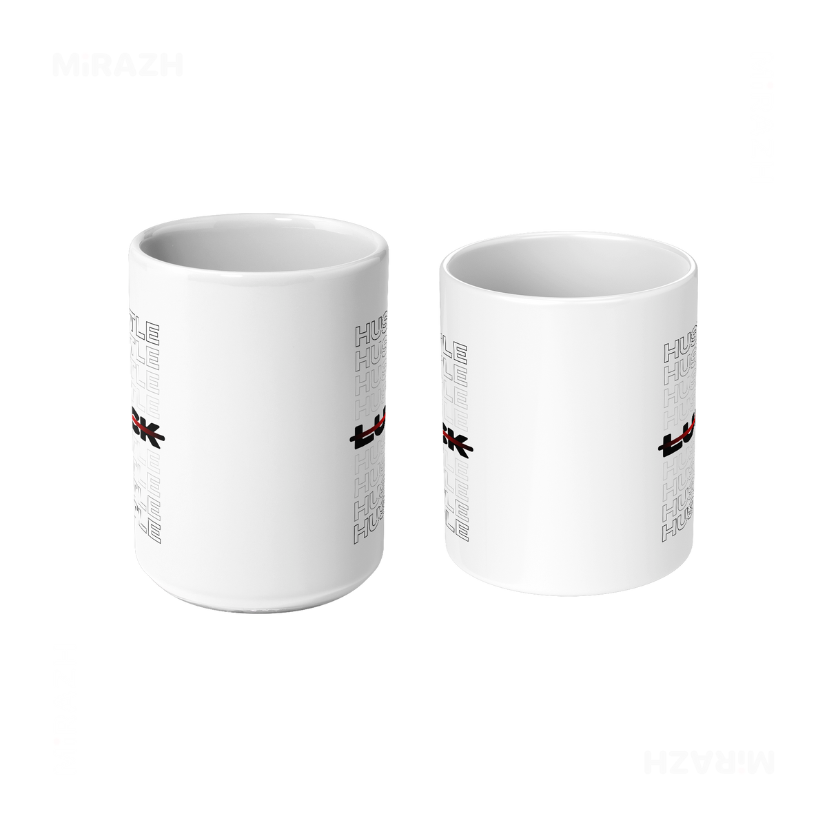 HustleOverLuck Ceramic Mug 09 White