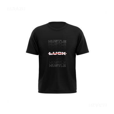 HustleOverLuck Couple T Shirt 03 Black