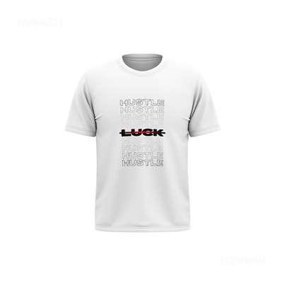 HustleOverLuck Couple T Shirt 03 White