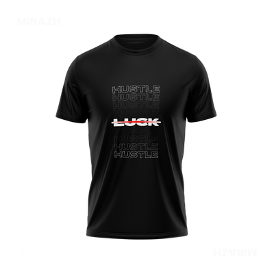 HustleOverLuck Couple T Shirt 04 Black