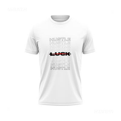 HustleOverLuck Couple T Shirt 04 White