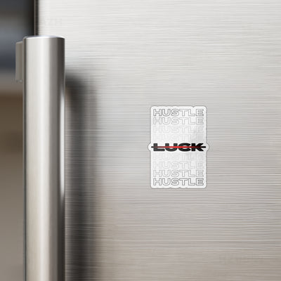 HustleOverLuck Die Cut Magnet 02