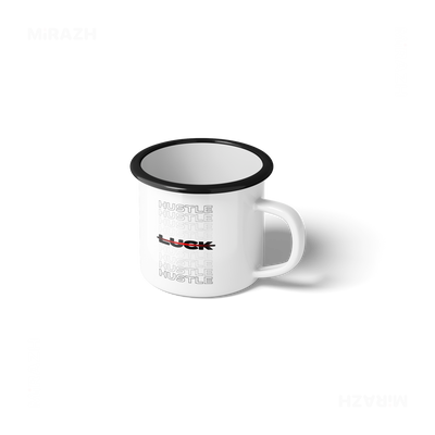 HustleOverLuck Enamel Camping Mug 01