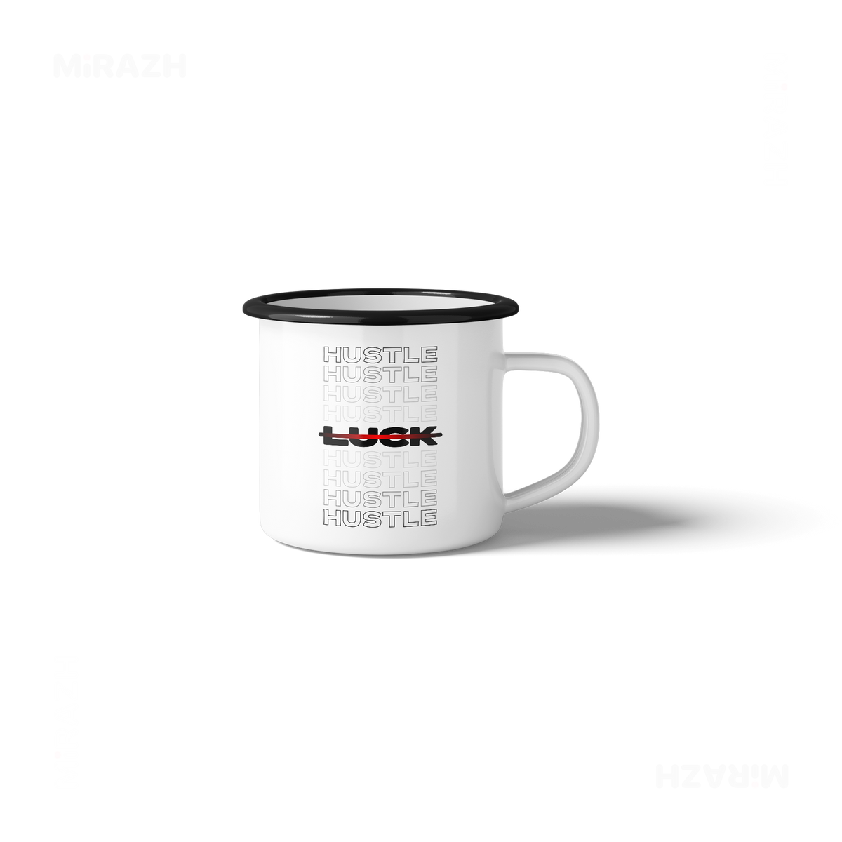 HustleOverLuck Enamel Camping Mug 04