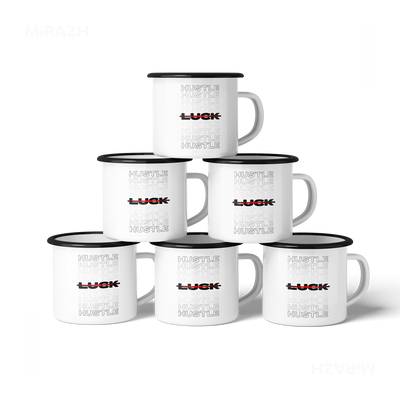 HustleOverLuck Enamel Camping Mug 06