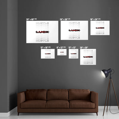 HustleOverLuck Frameless Poster 06 Matte