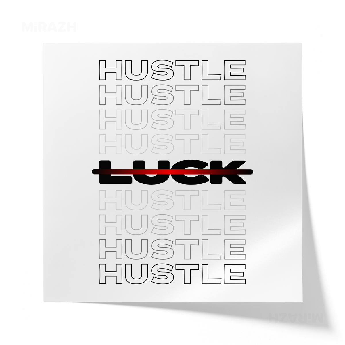 HustleOverLuck Giclee Print 04