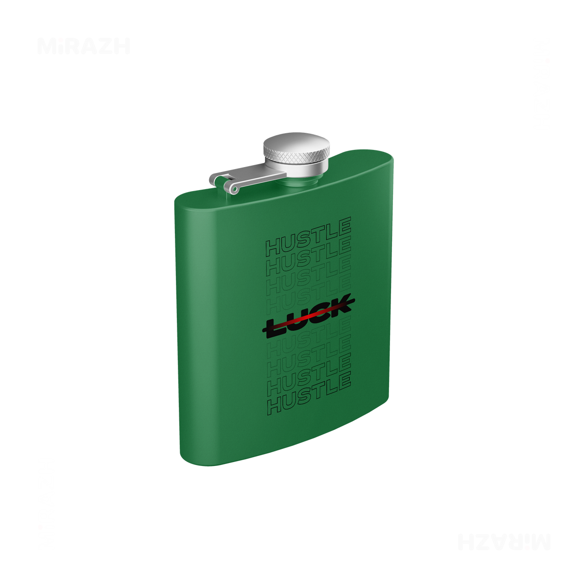 HustleOverLuck Hip Flasks 03 Green