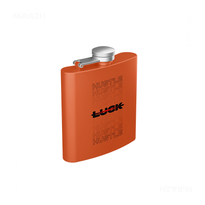 HustleOverLuck Hip Flasks 03 Orange