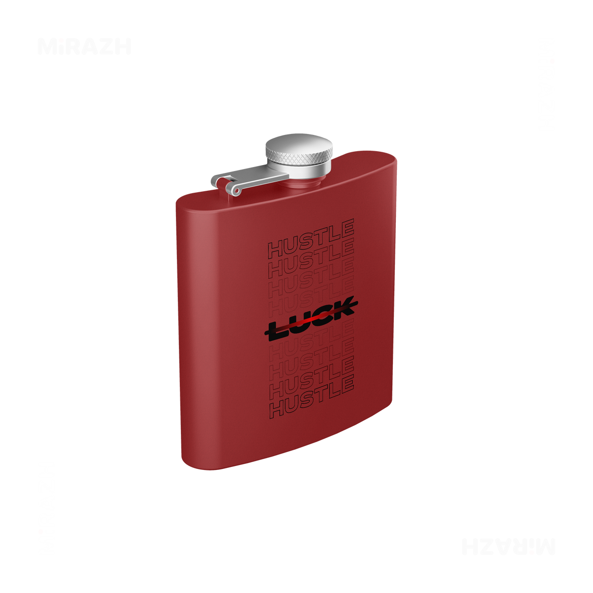 HustleOverLuck Hip Flasks 03 Red