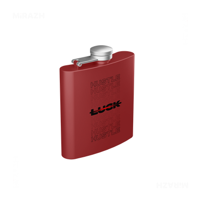 HustleOverLuck Hip Flasks 03 Red