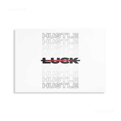 HustleOverLuck Metallic Print 03 Aluminum