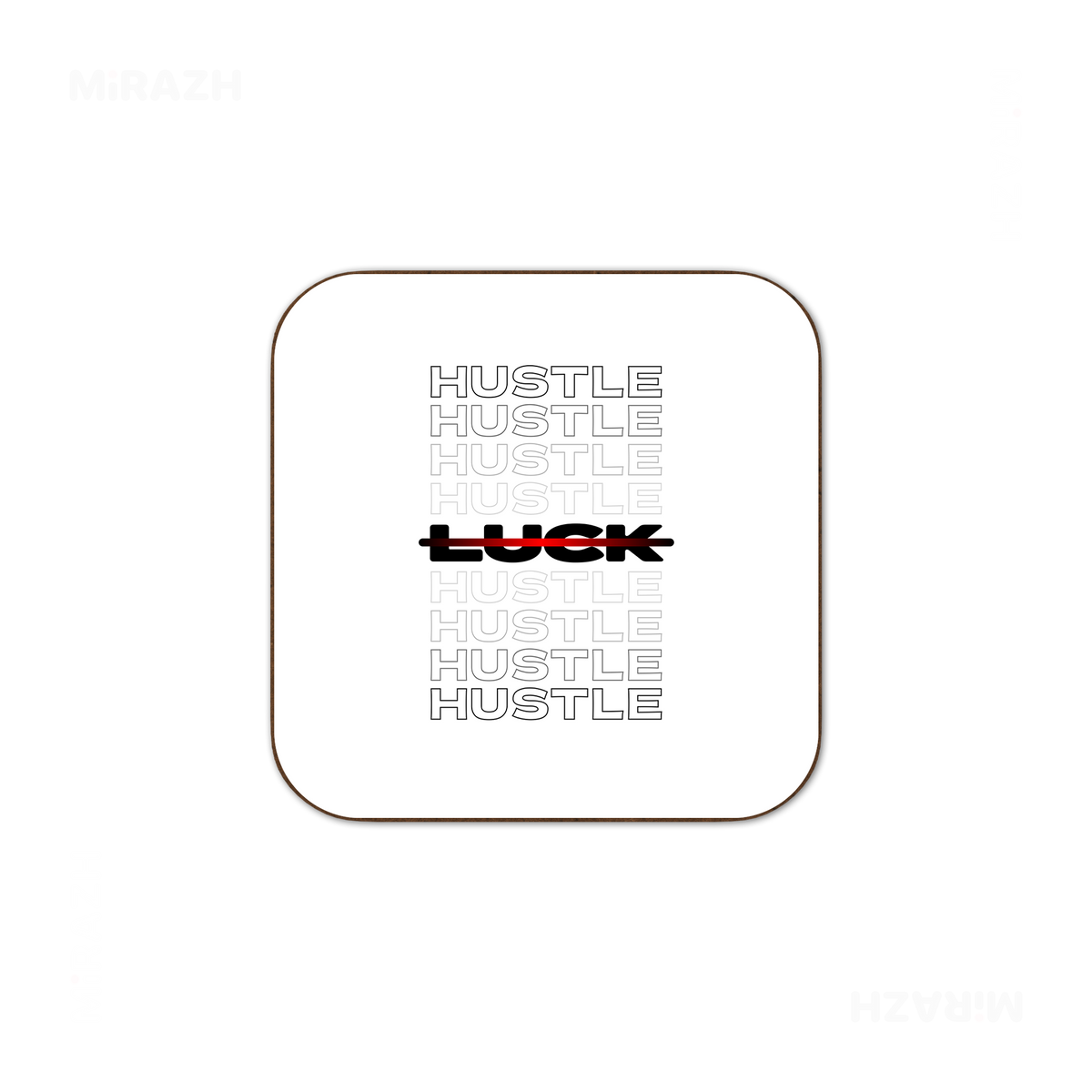 HustleOverLuck Semi Glossy Coaster 03
