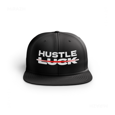 HustleOverLuck Snapback Caps 01 Black DTF
