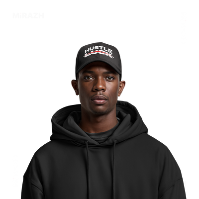 HustleOverLuck Snapback Caps 06 Black DTF