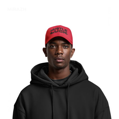 HustleOverLuck Snapback Caps 06 Red DTF