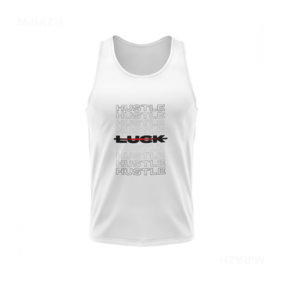 HustleOverLuck Tank Tops 01 White