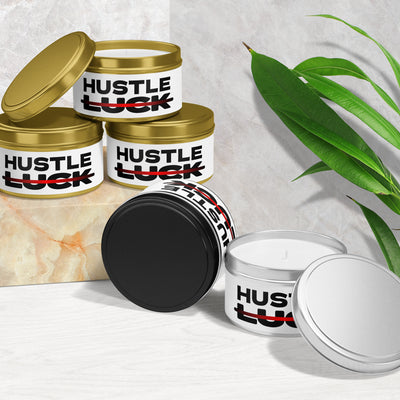 HustleOverLuck Tin Candle 02 Gold